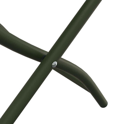 Garden Folding Chair Folding 2 pcs Green 42 x 52 x82cm