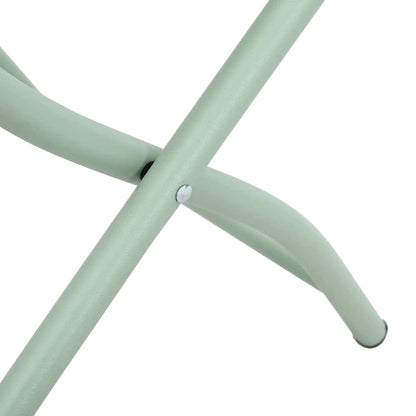 Garden Folding Chair Folding 2 pcs Light Mint 42 x 52 x82cm
