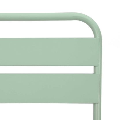 Garden Folding Chair Folding 2 pcs Light Mint 42 x 52 x82cm