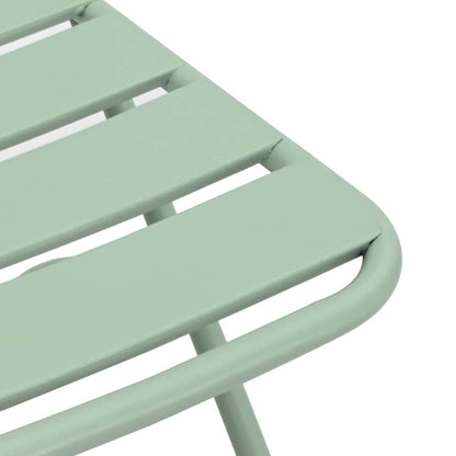 Garden Folding Chair Folding 2 pcs Light Mint 42 x 52 x82cm