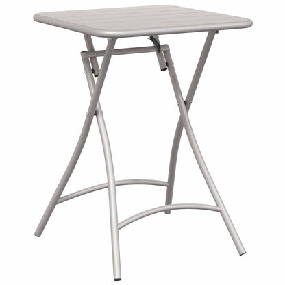 Bistro Table Beige 55 x 55 x 72.5 cm Powder-coated Steel
