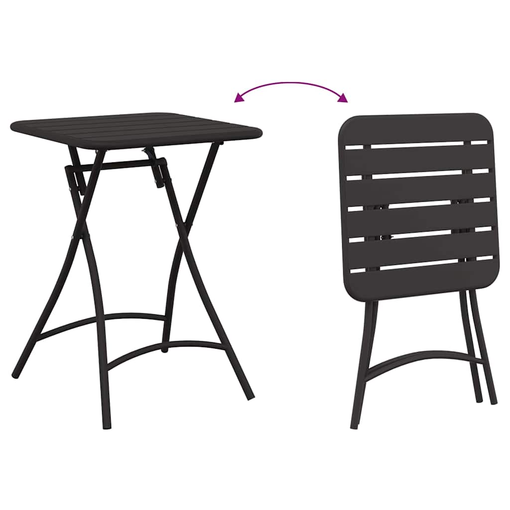 Bistro Table Anthracite 55 x 55 x 72.5 cm Powder-coated Steel