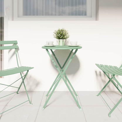 Bistro Table Light Mint Ø 50 x 71 cm Powder-coated Steel