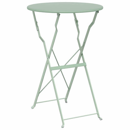 Bistro Table Light Mint Ø 50 x 71 cm Powder-coated Steel