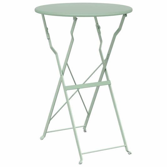 Bistro Table Light Mint Ø 50 x 71 cm Powder-coated Steel