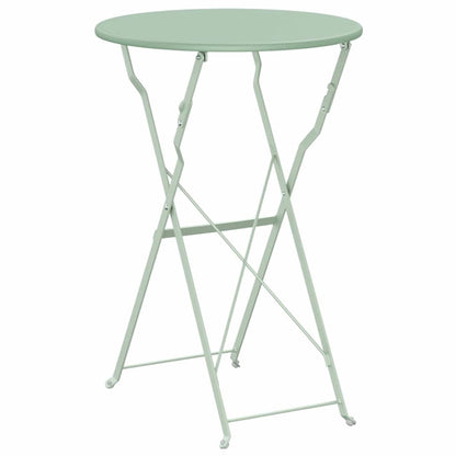 Bistro Table Light Mint Ø 50 x 71 cm Powder-coated Steel