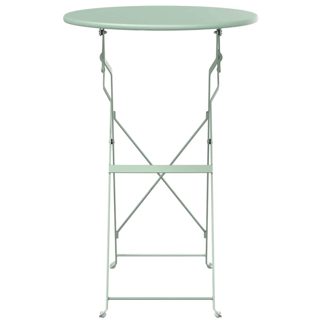 Bistro Table Light Mint Ø 50 x 71 cm Powder-coated Steel