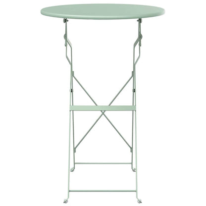 Bistro Table Light Mint Ø 50 x 71 cm Powder-coated Steel