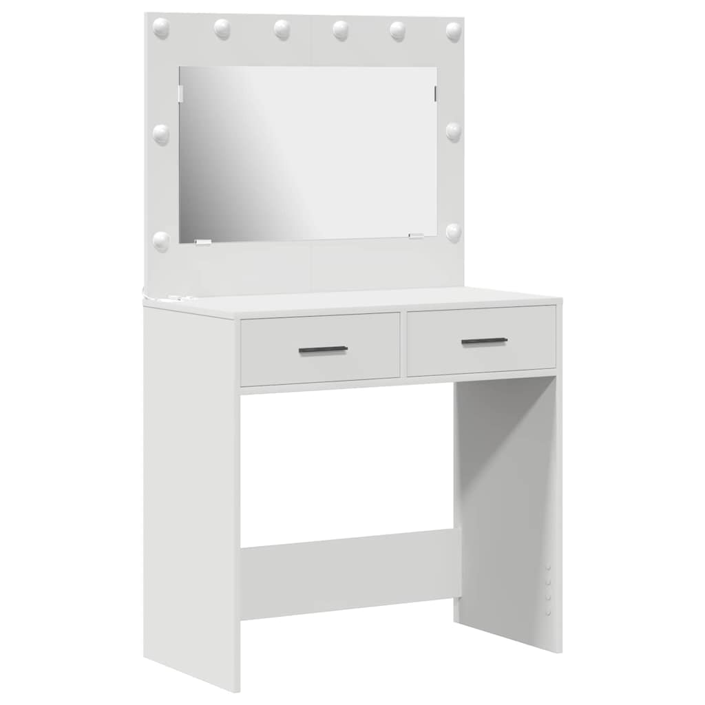 Dressing Table White 78.5 x 41 x 135 cm Engineered Wood