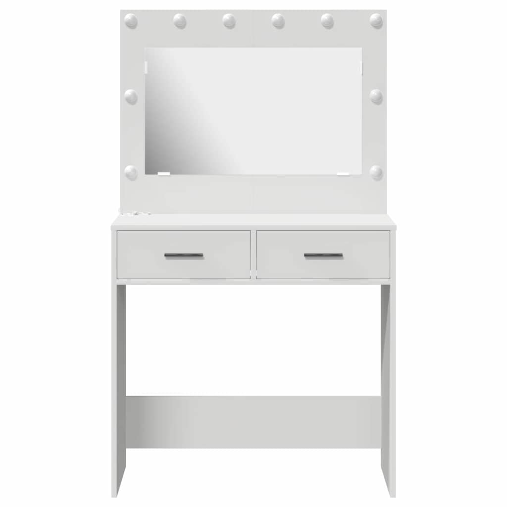 Dressing Table White 78.5 x 41 x 135 cm Engineered Wood