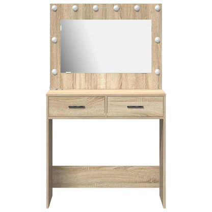Dressing Table Sonoma Oak 78.5 x 41 x 135 cm Engineered Wood