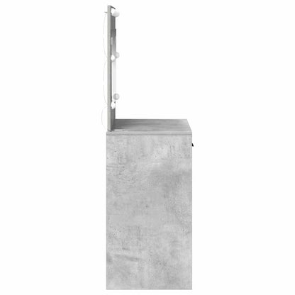 Dressing Table Concrete Grey 78.5 x 41 x 135 cm Engineered Wood