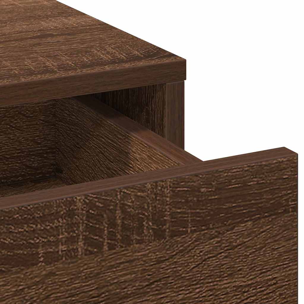 Dressing Table Brown Oak 78.5 x 41 x 135 cm Engineered Wood