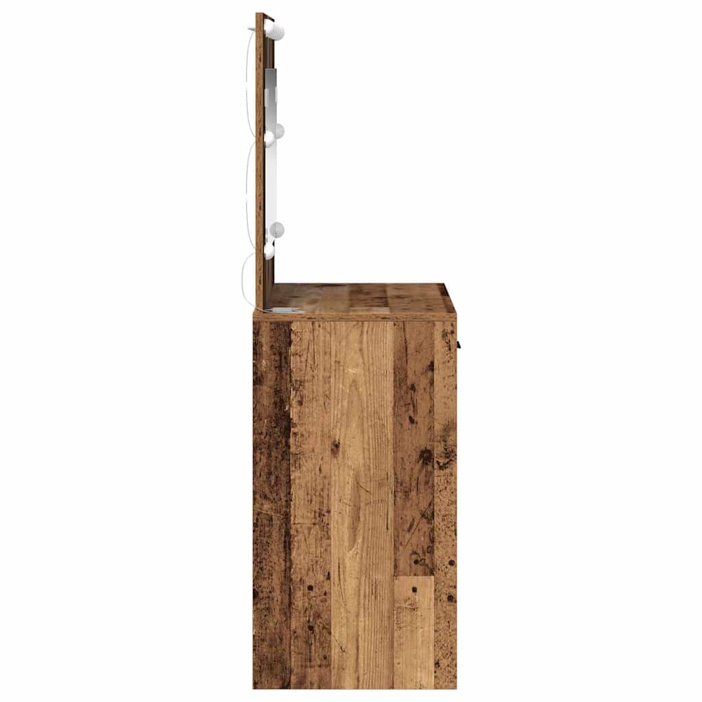 Dressing Table Old Wood 78.5 x 41 x 135 cm Engineered Wood