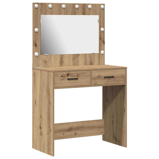 Dressing Table Artisan Oak 78.5 x 41 x 135 cm Engineered Wood