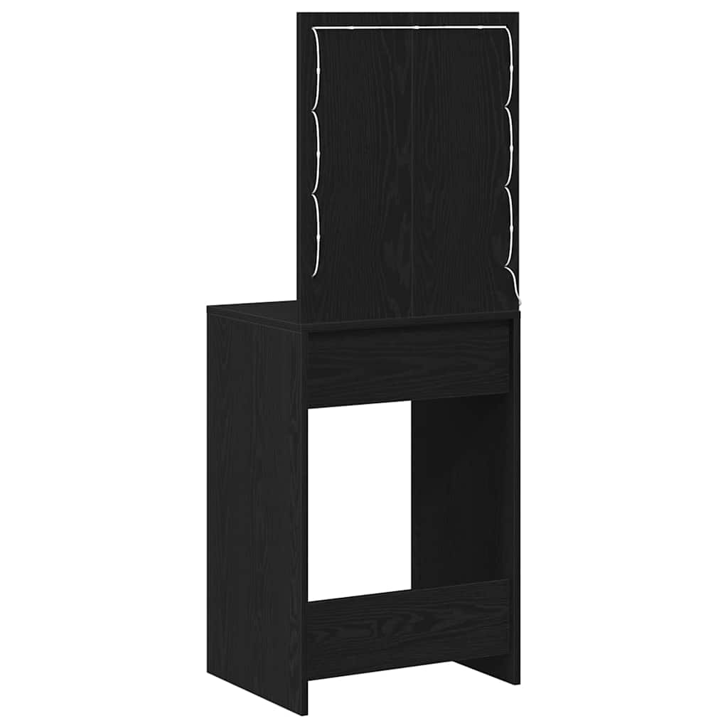 Dressing Table Black Oak 50 x 41 x 135 cm Engineered Wood