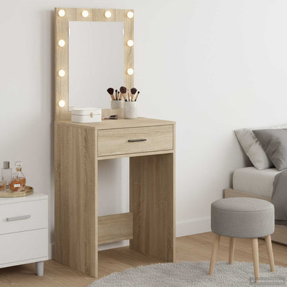 Dressing Table Sonoma Oak 50 x 41 x 135 cm Engineered Wood