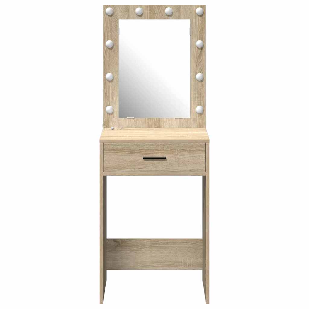 Dressing Table Sonoma Oak 50 x 41 x 135 cm Engineered Wood