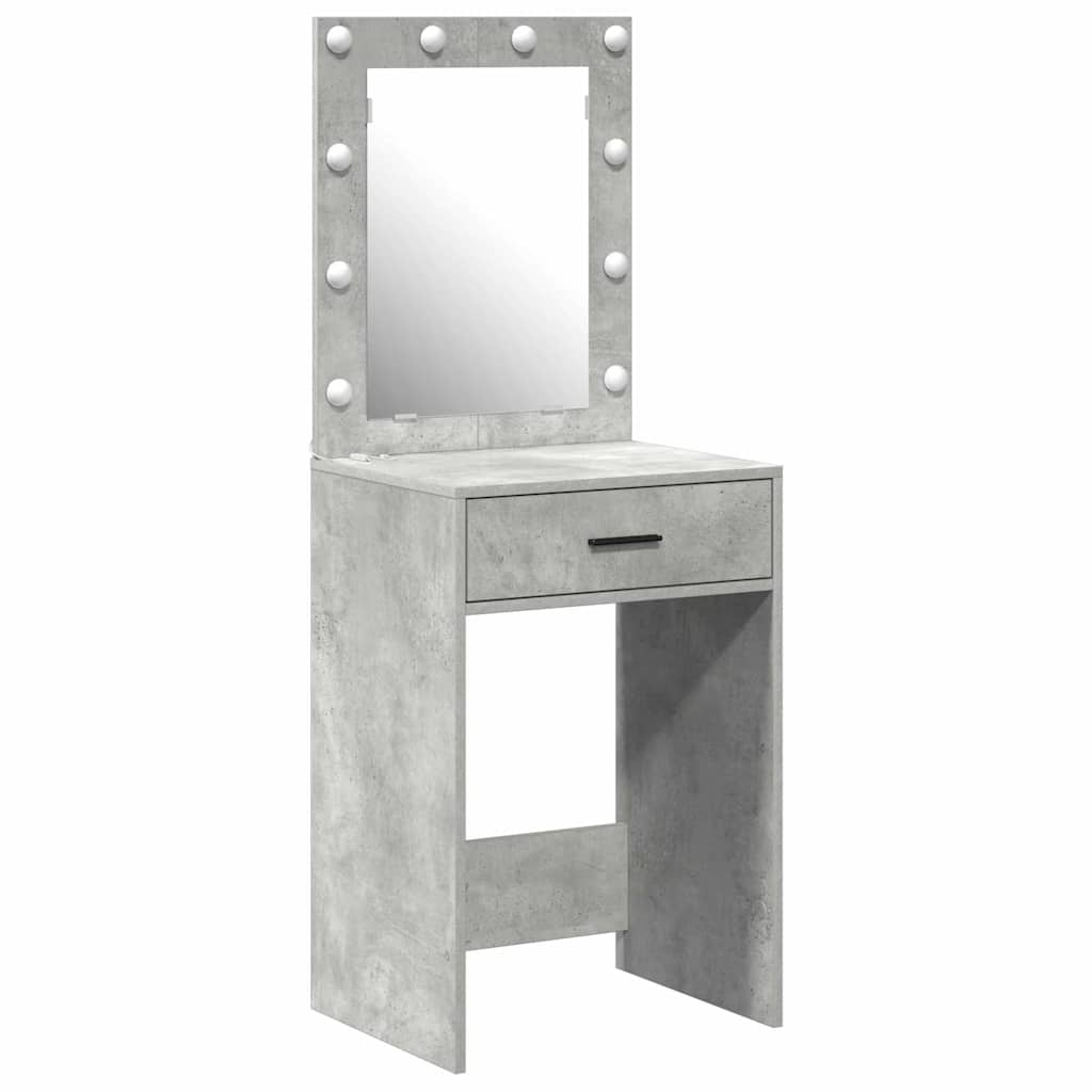 Dressing Table Concrete Grey 50 x 41 x 135 cm Engineered Wood
