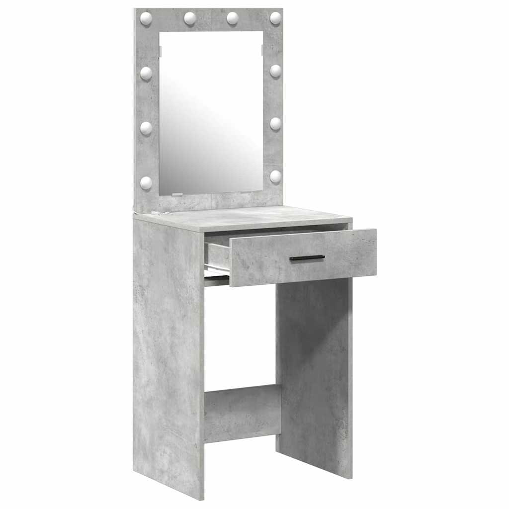 Dressing Table Concrete Grey 50 x 41 x 135 cm Engineered Wood