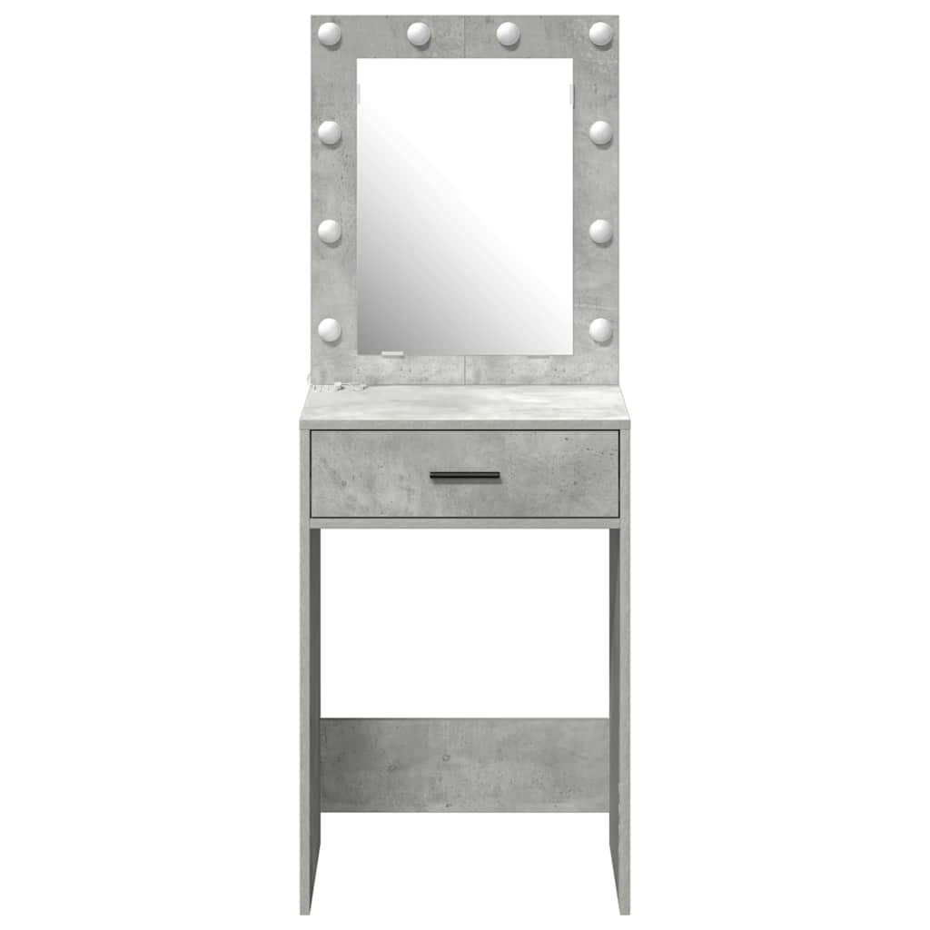 Dressing Table Concrete Grey 50 x 41 x 135 cm Engineered Wood