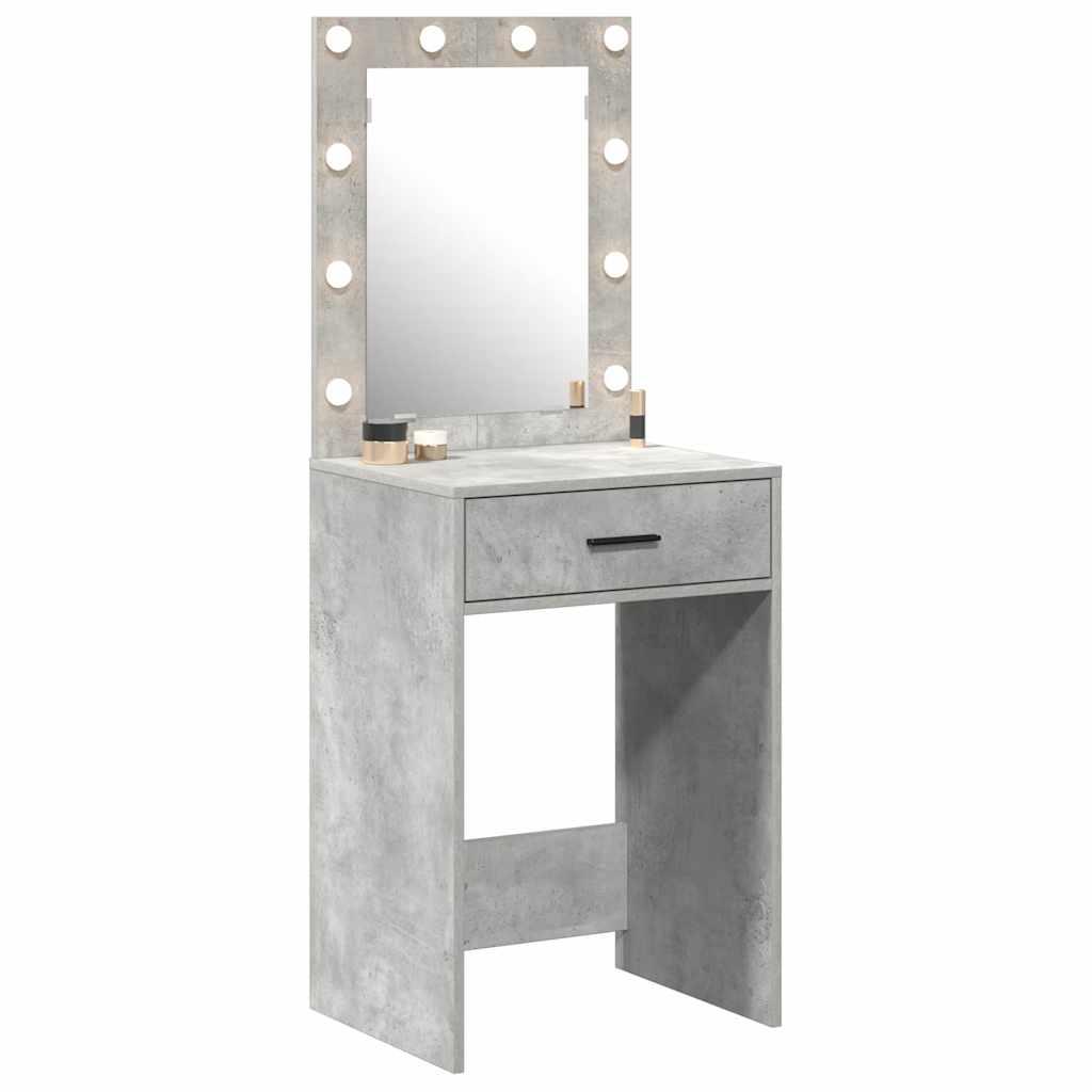 Dressing Table Concrete Grey 50 x 41 x 135 cm Engineered Wood