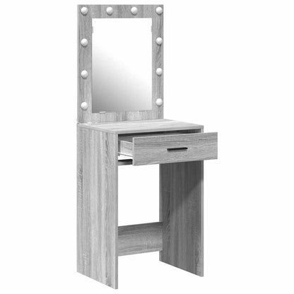 Dressing Table Grey Sonoma 50 x 41 x 135 cm Engineered Wood