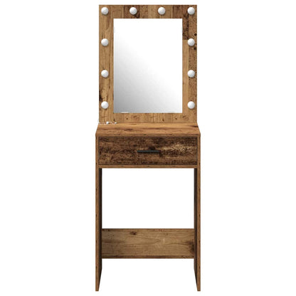 Dressing Table Old Wood 50 x 41 x 135 cm Engineered Wood