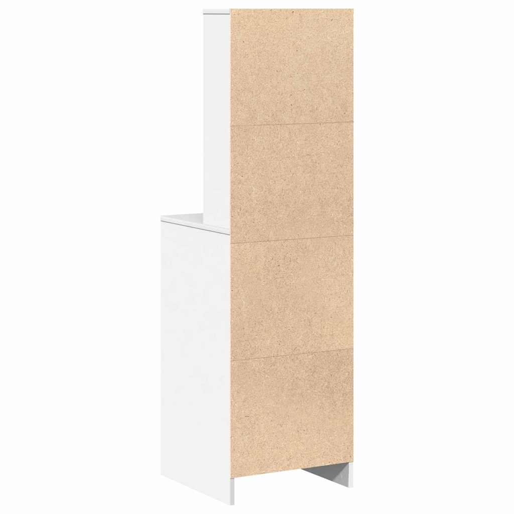Highboard with Drawer White 40 x 41 x 135 cm Engineered wood