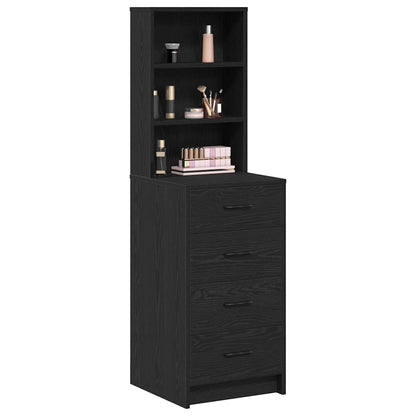 Highboard Black oak 40 x 41 x 135 cm Engineered wood