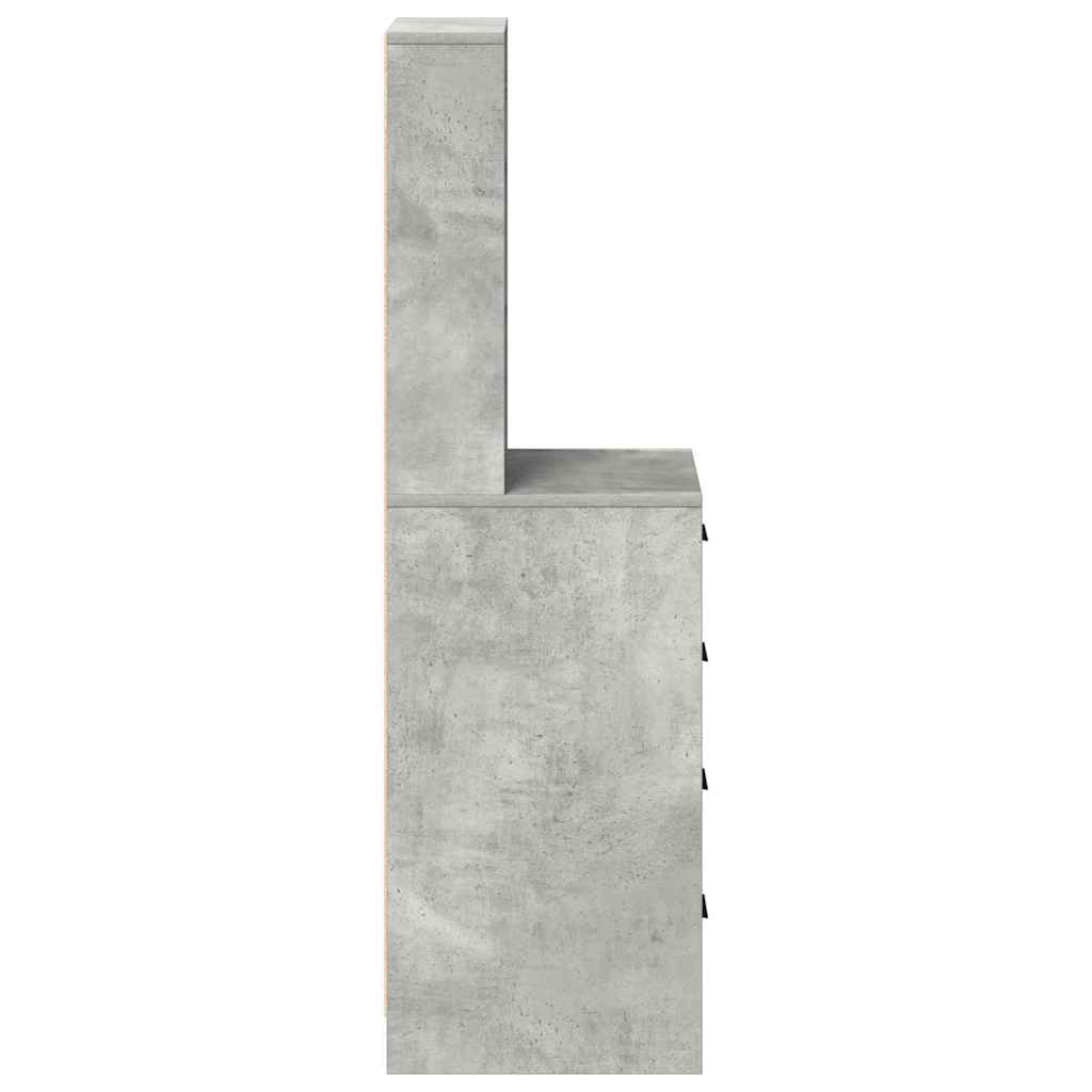Highboard Concrete grey 40 x 41 x 135 cm Engineered Wood