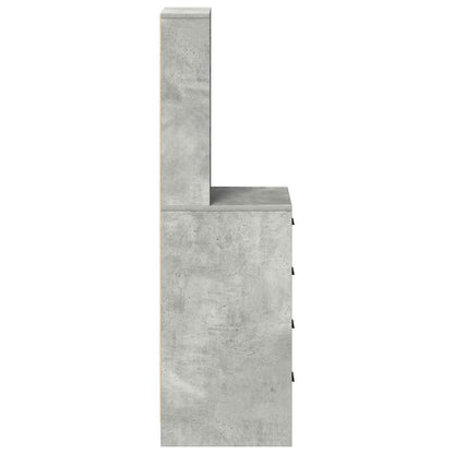 Highboard Concrete grey 40 x 41 x 135 cm Engineered Wood