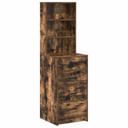 Highboard Smoked oak 40 x 41 x 135 cm Engineered wood
