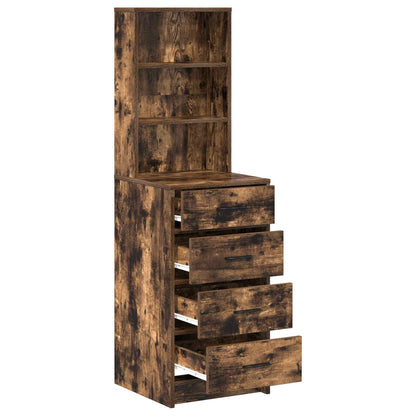 Highboard Smoked oak 40 x 41 x 135 cm Engineered wood