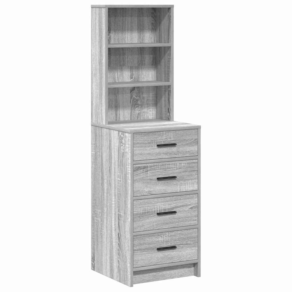 Highboard Grey sonoma 40 x 41 x 135 cm Engineered wood