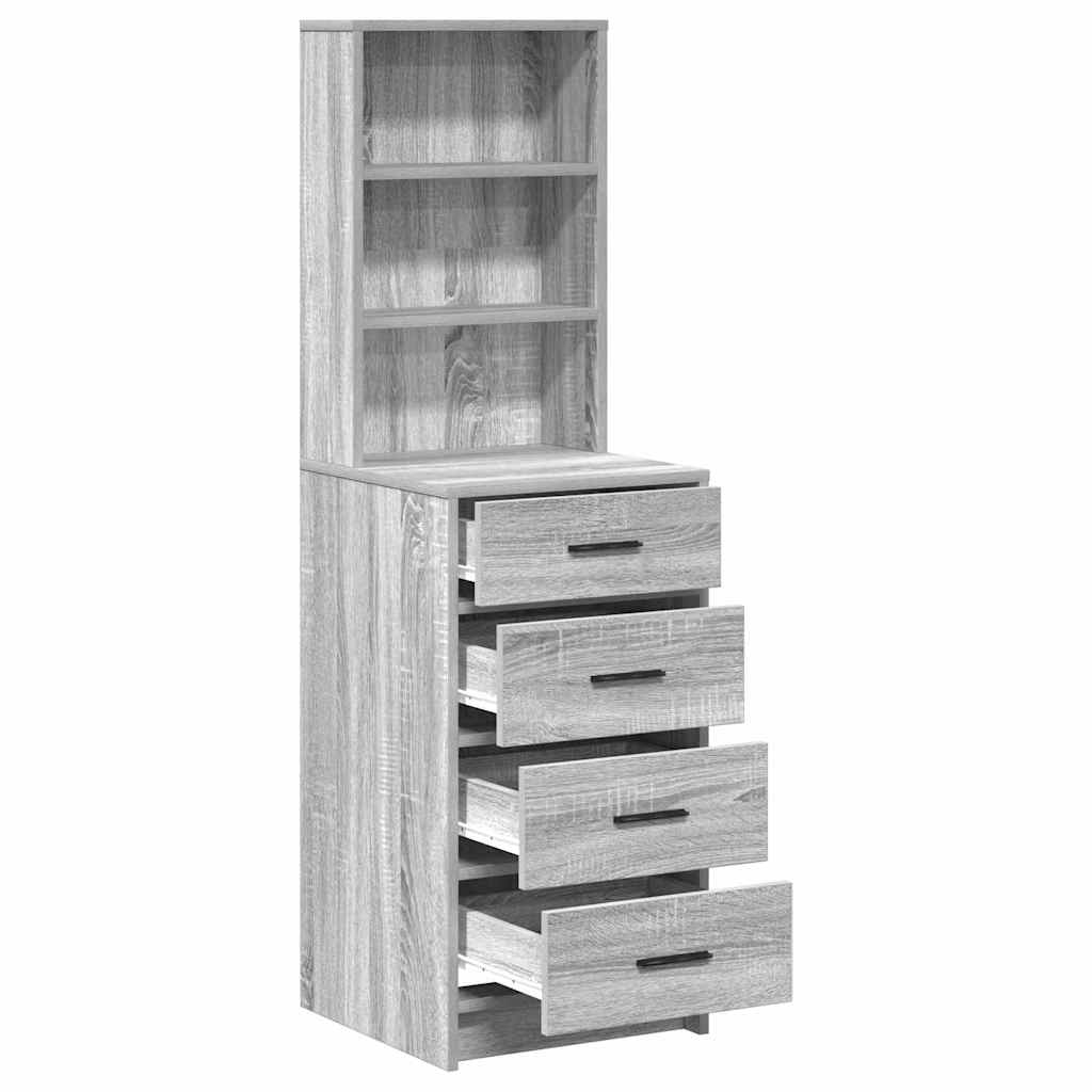 Highboard Grey sonoma 40 x 41 x 135 cm Engineered wood