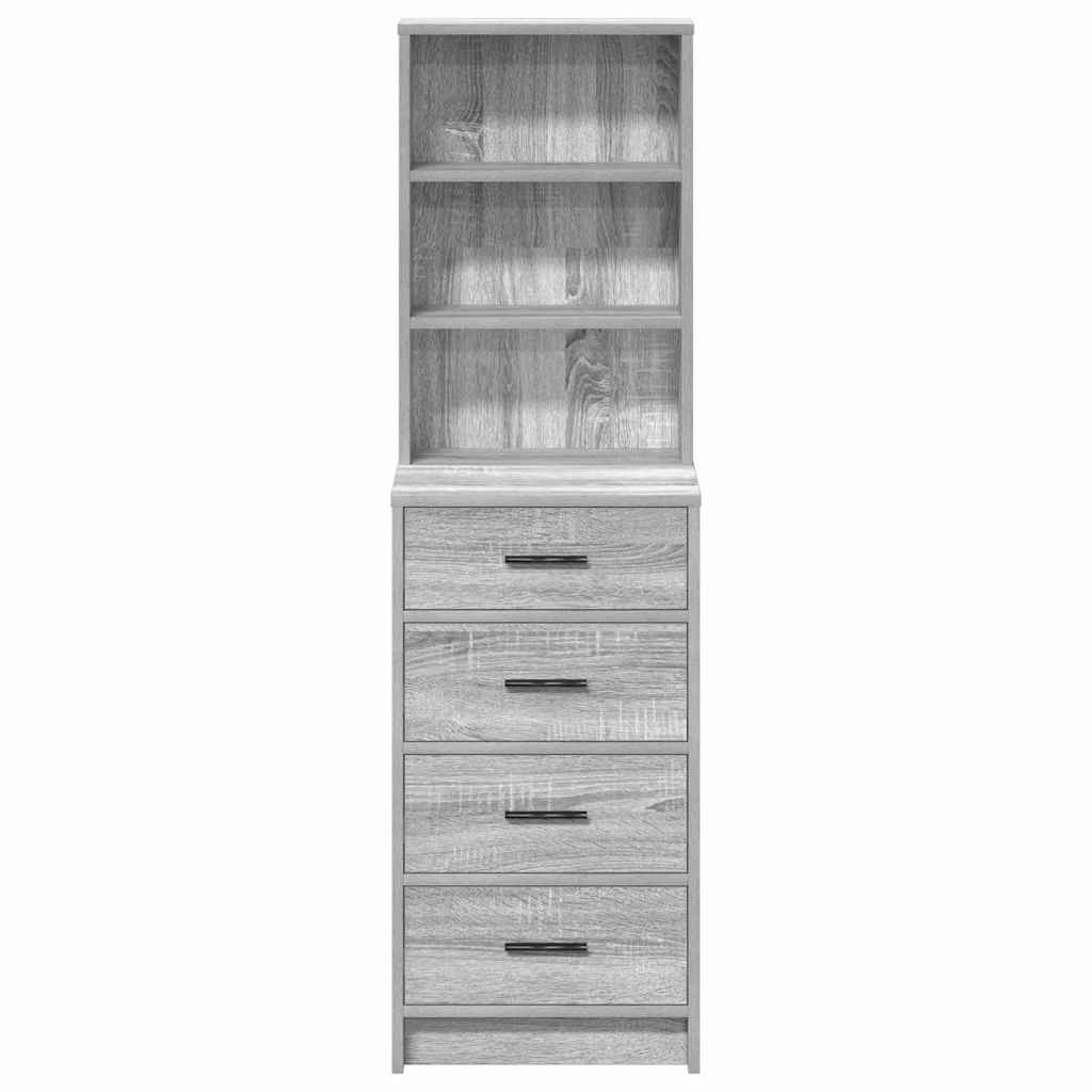 Highboard Grey sonoma 40 x 41 x 135 cm Engineered wood
