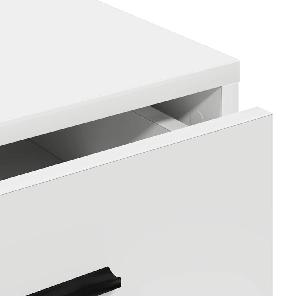 Sideboard with Drawer White 40 x 41 x 75 cm Engineered wood