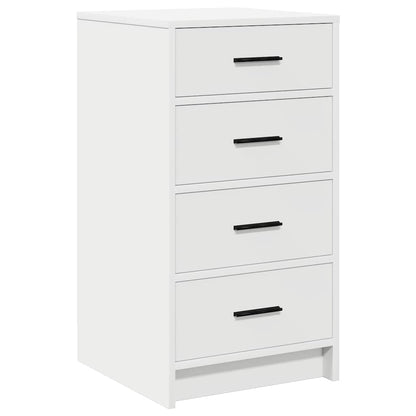 Sideboard with Drawer White 40 x 41 x 75 cm Engineered wood