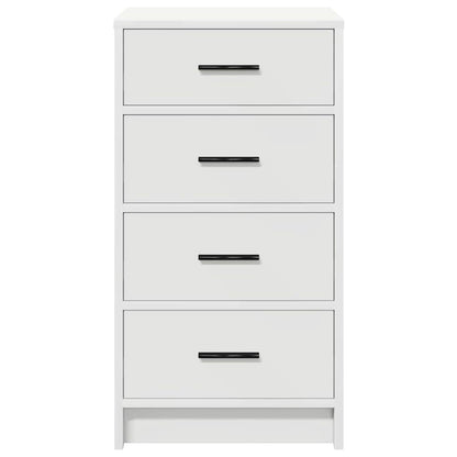 Sideboard with Drawer White 40 x 41 x 75 cm Engineered wood