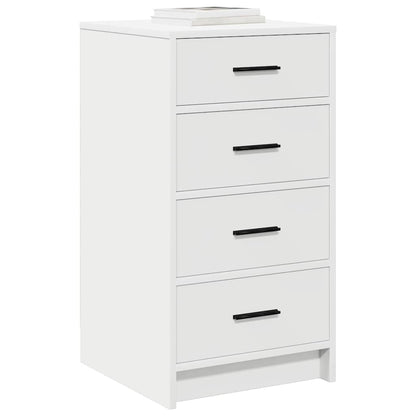 Sideboard with Drawer White 40 x 41 x 75 cm Engineered wood