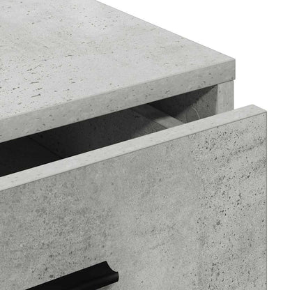Sideboard Concrete grey 40 x 41 x 75 cm Engineered wood