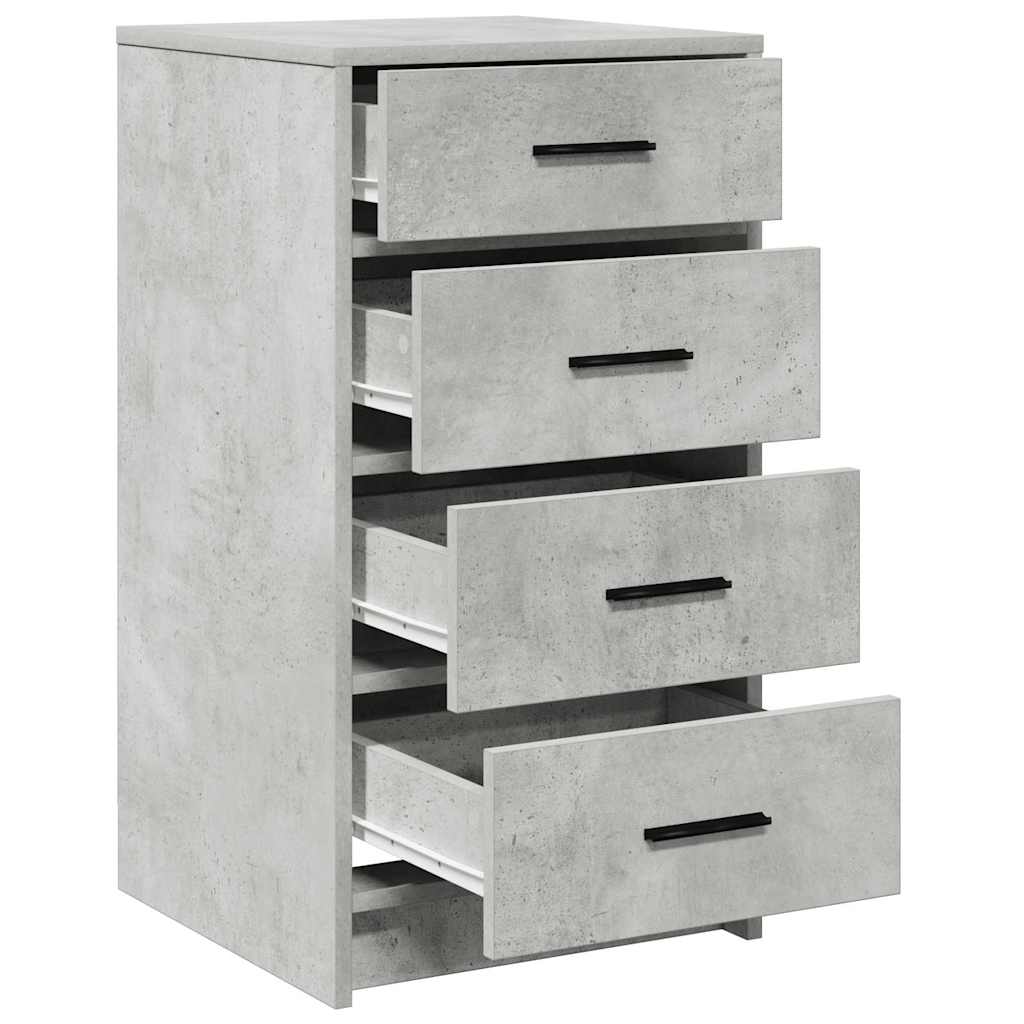 Sideboard Concrete grey 40 x 41 x 75 cm Engineered wood