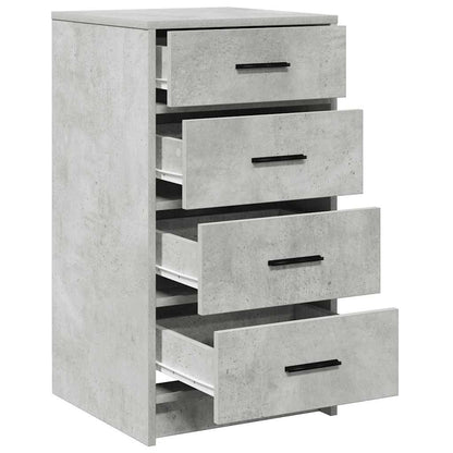 Sideboard Concrete grey 40 x 41 x 75 cm Engineered wood