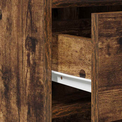 Sideboard Smoked oak 40 x 41 x 75 cm Engineered wood