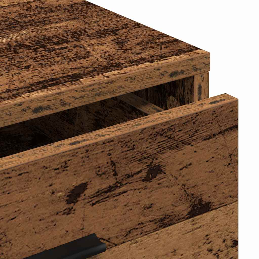 Sideboard with Drawer Old wood 40 x 41 x 75 cm Engineered wood