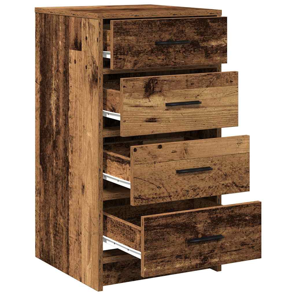 Sideboard with Drawer Old wood 40 x 41 x 75 cm Engineered wood