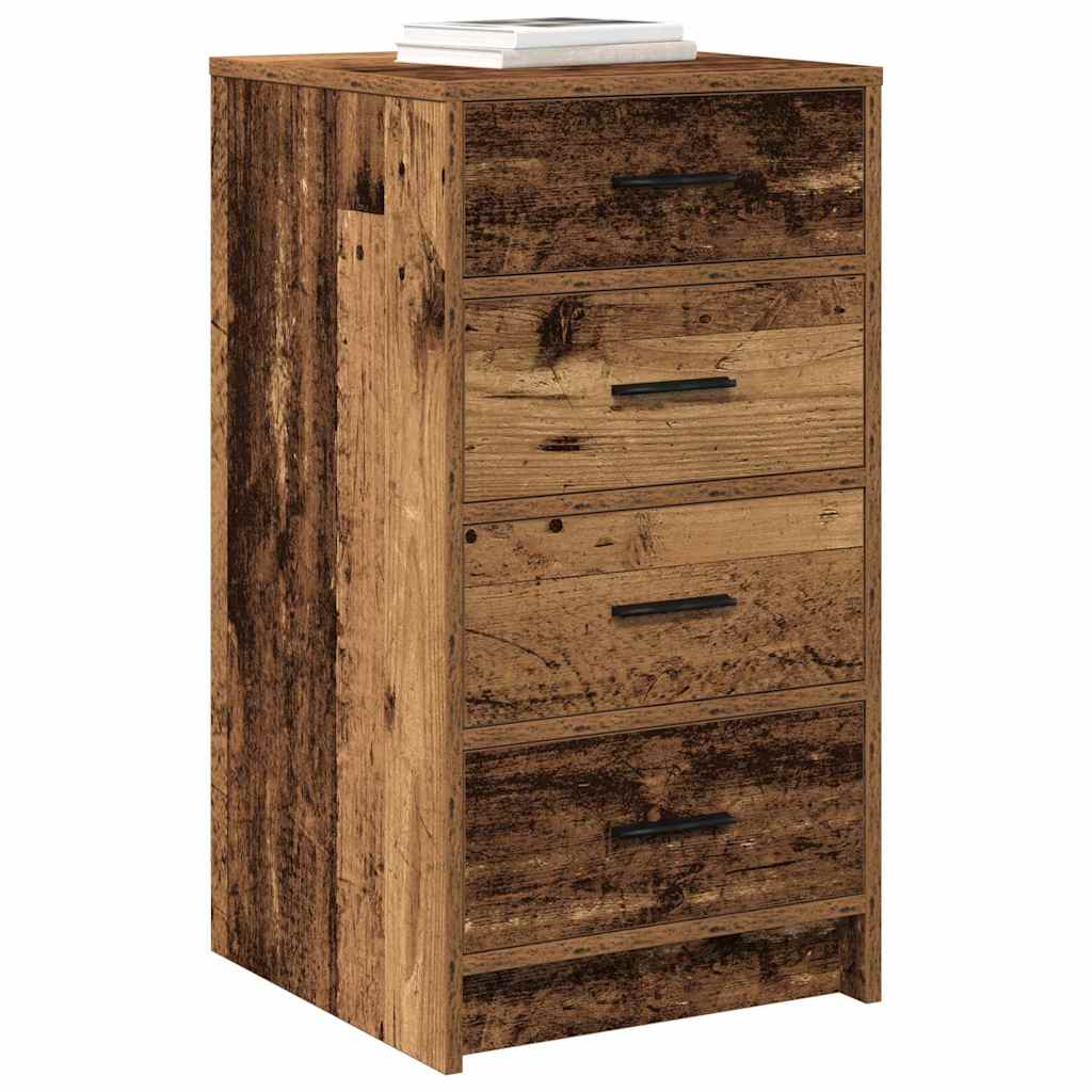 Sideboard with Drawer Old wood 40 x 41 x 75 cm Engineered wood