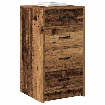Sideboard with Drawer Old wood 40 x 41 x 75 cm Engineered wood