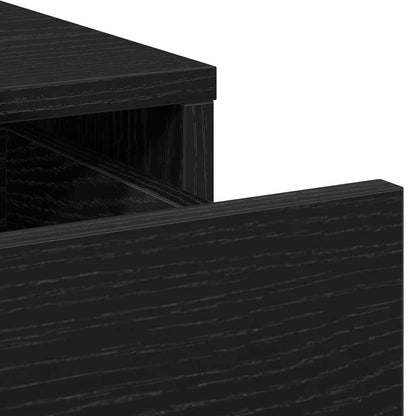 Sideboard Black Oak 40 x 40.5 x 75 cm Engineered wood